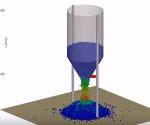 Snippet – DEM Tutorial 1: Silo filling and discharge