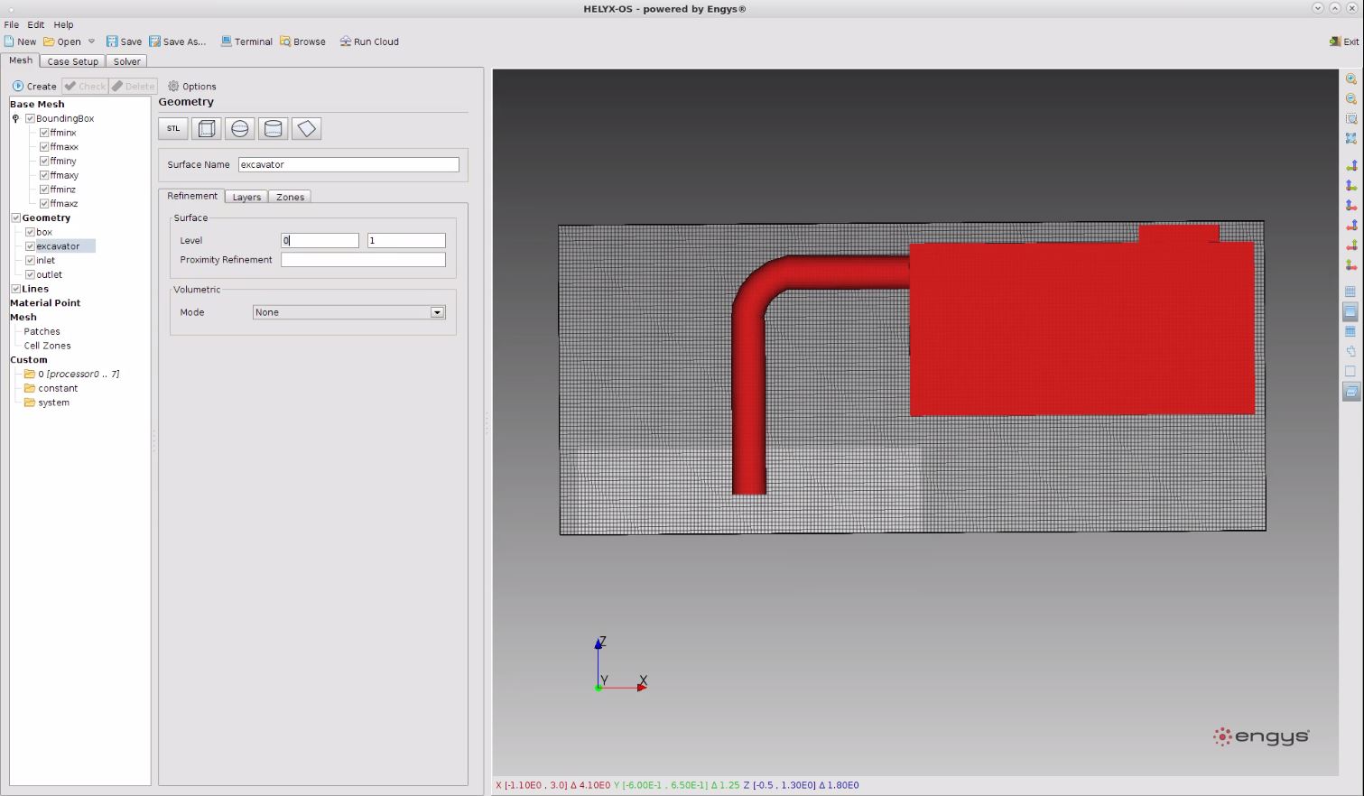 local refinements in helyx