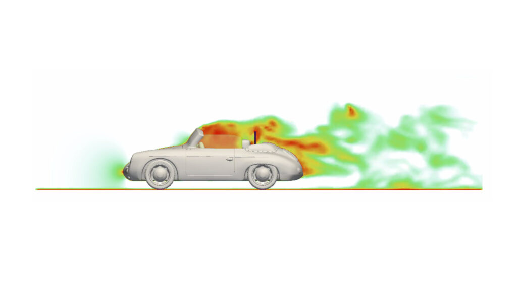 OpenFoam Simulation of drag forces on a car